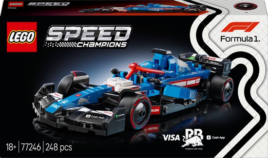 LEGO Speed Champions Visa Cash App RB VCARB 01 F1 racewagen Set - 77246