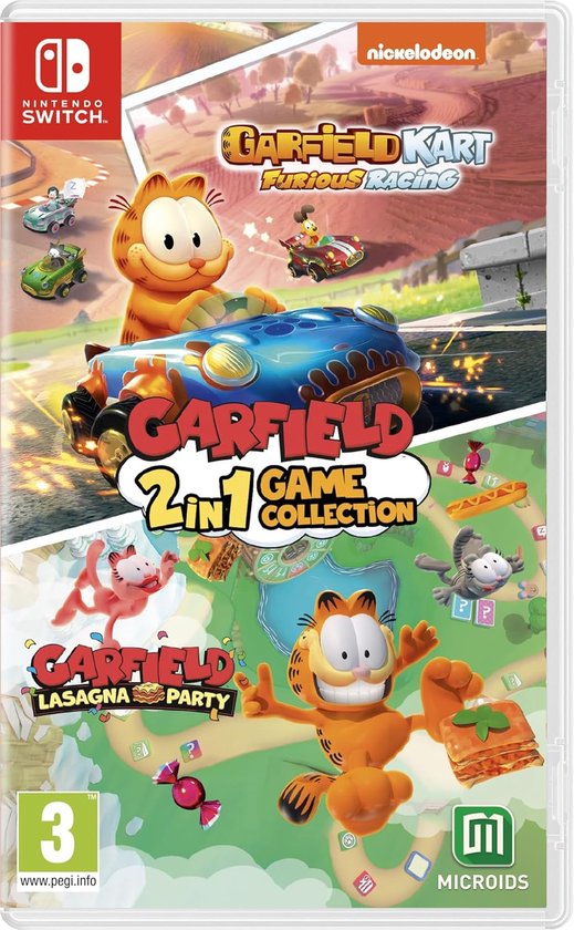 NSW Garfield Lasagna Party + Garfield Kart: Furious Racing