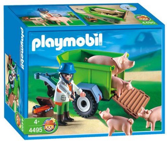 Playmobil 4495 - Veearts met varkens