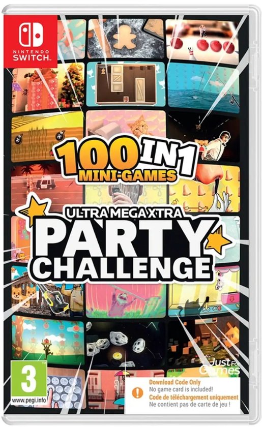 Nintendo Switch 100 in 1 Mini Games - Partyspel - Voor de gehele familie - Card in the Box
