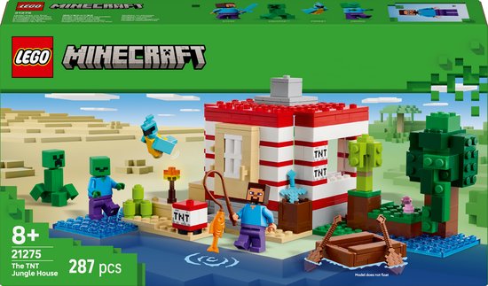 LEGO® Minecraft® Het TNT Junglehuis, Videogameset - 21275