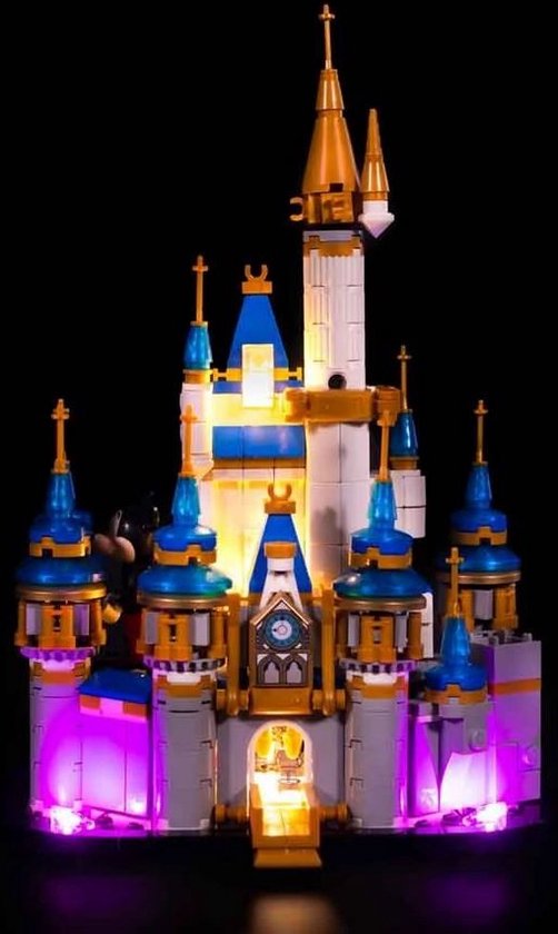 Light My Bricks - Geschikt voor LEGO Mini Disney Castle 40478 Verlichtings Set