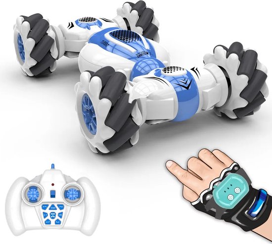 S-012 RC Stunt Afstandsbediening Auto 4WD 2.4 GHz RC Stunt Auto 360 ° Offroad Auto met Gebaar Sensor