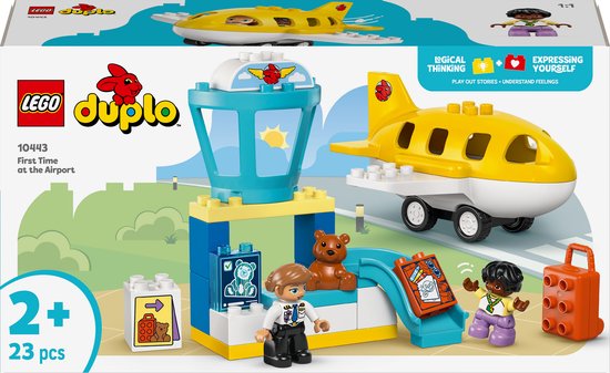LEGO® DUPLO® Stad Voor het Eerst op het Vliegveld - 10443