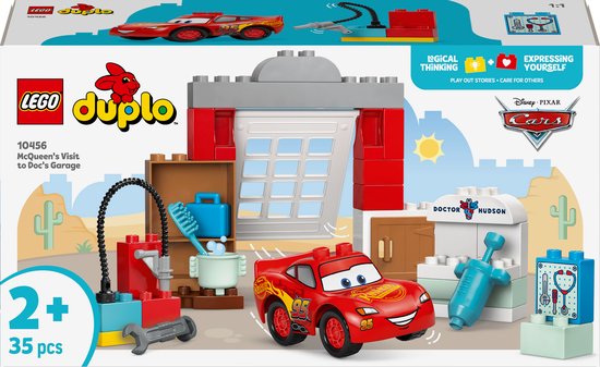 LEGO DUPLO Disney en Pixar Cars McQueens Bezoek aan Docs Garage - 10456