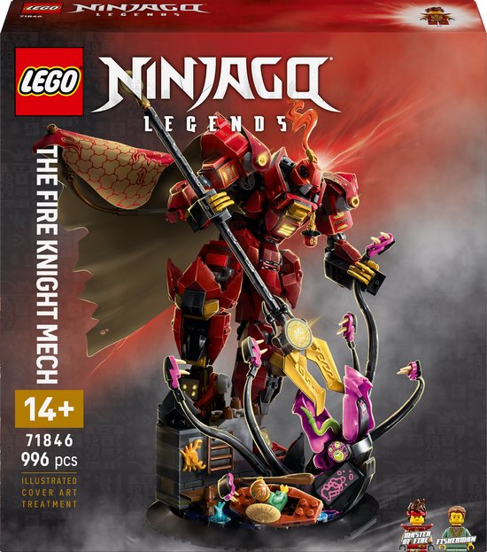 LEGO NINJAGO De Vuurriddermecha Bouwpakket voor Kinderen - 71846