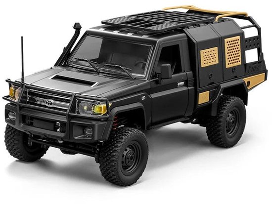 MN Model MN82S Zwart - 1/12 RC crawler - RTR - LC79