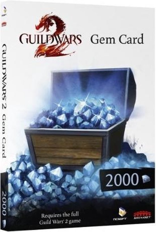 Guild Wars 2 Gems 2000 Card - Windows