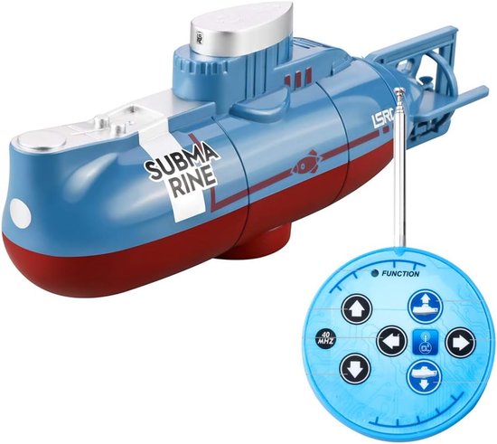 Mini U-Boot met Afstandsbediening – 6 Kanalen – Oplaadbaar Elektrisch Waterspeelgoed – Hoge Snelheid Speelboot – Duikboot voor Vijver, Zwembad en Bad – Voor Kinderen en Volwassenen vanaf 6 Jaar