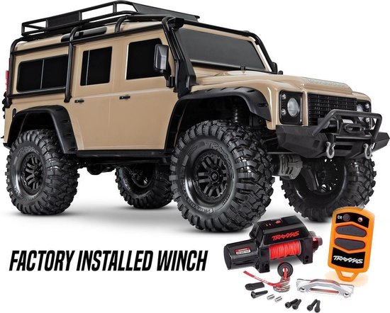 TRAXXAS LAND ROVER DEFENDER CRAWLER WITH WINCH SAND