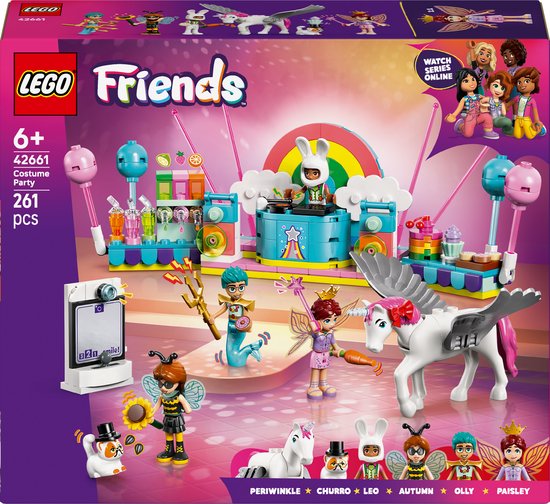 LEGO® Friends Verkleedfeestje met Eenhoorn en Fee - 42661