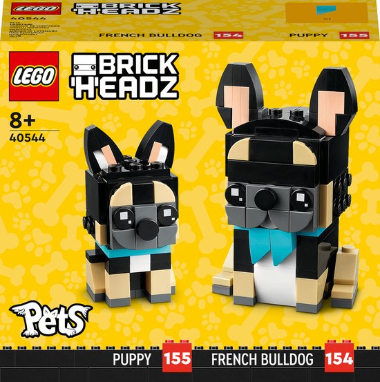 Lego 40544 Brickheadz Franse bulldog