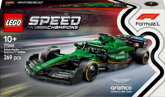 LEGO Speed Champions Aston Martin Aramco F1 AMR24 racewagen Set - 77245