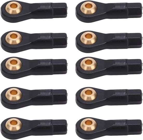 10 Stuks Plastic Balhoofd Houder Spoorstanguiteinden voor RC Auto - M2 Kogelgewrichten