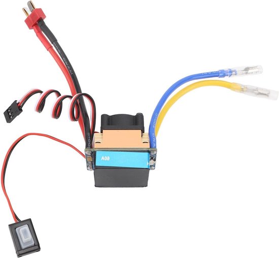 Brushed ESC Speed Controller for 1/10 RC Boat - 480A Peak - Waterproof - High Efficiency