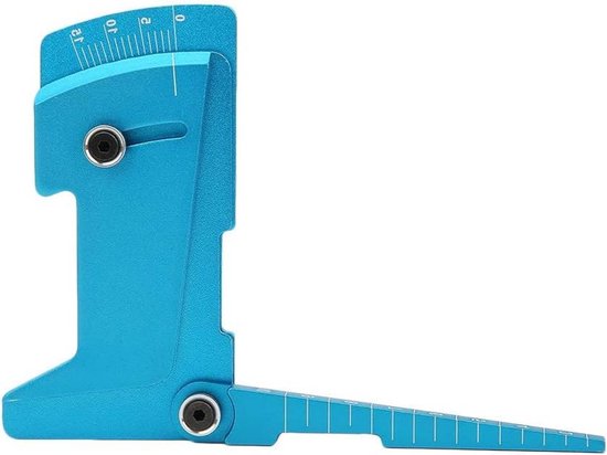 Verstelbare Camber Gauge Hoogte Velg en Hoek Heerser voor RC Auto's