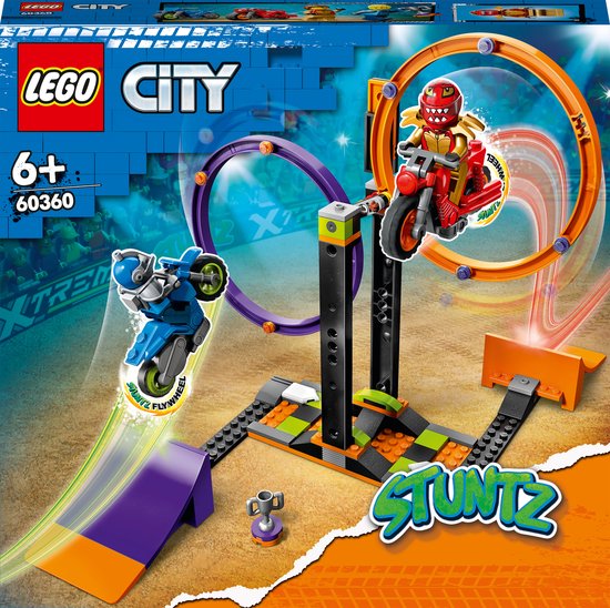 LEGO City Stuntz Spinning Stunt-uitdaging Actieset - 60360