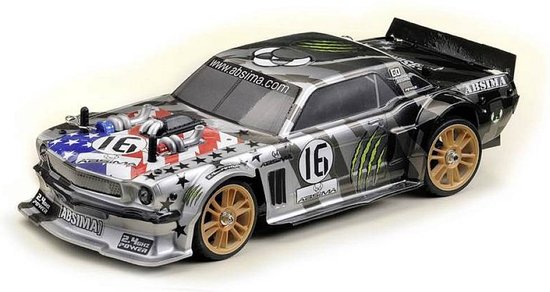 Absima 1:16 RC auto Elektro Toerwagen FIRST STEP SPEED PERFORMANCE FUN MAKER Neon, Grijs Brushless 4WD RTR Touring Car