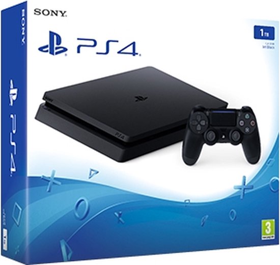 Sony PlayStation 4 Slim Console - 1 TB - Zwart