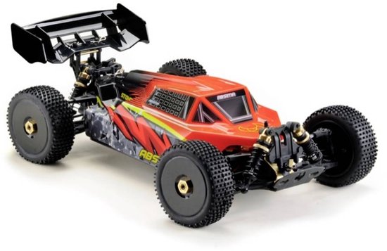 Absima STOKE V2 Oranje, Zwart Brushless 1:8 RC auto Elektro Buggy 4WD RTR 2,4 GHz