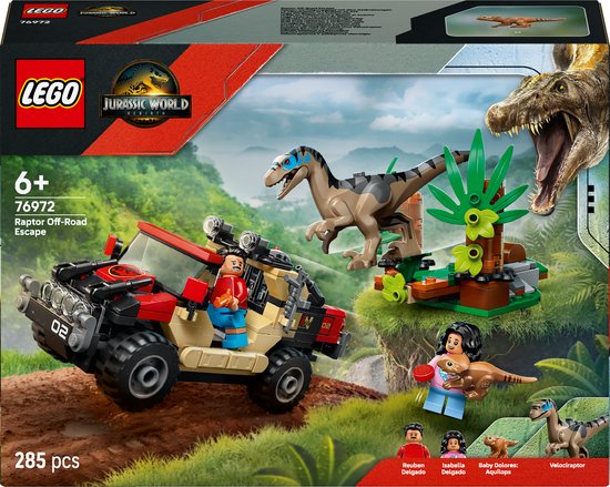 LEGO® Jurassic World Offroad Raptorontsnapping - 76972