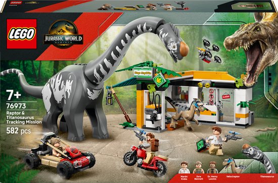 LEGO® Jurassic World Raptor en Titanosaurus Opsporingsmissie - 76973