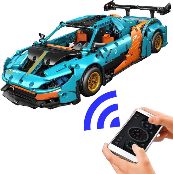 Mould King - 13174 Technic P1 GTR rc auto | City speed champions modelbouw autos | Creator classic motor bouwpakket | compatibel met lego sluban of mega | Technische speelgoed ideas voor expert volwassenen & kinderen | 936 bloks