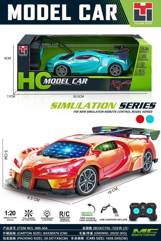 RC auto racewagen