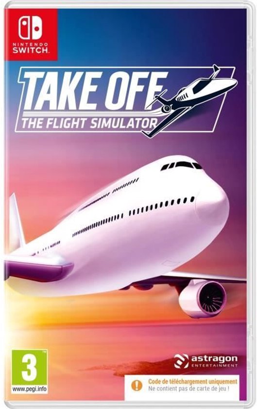 Take Off The Flight Simulator - Nintendo Switch Game - Code in een doos