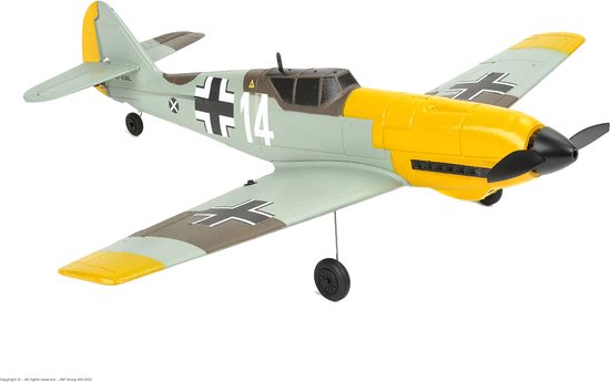EZ-Wings - Mini BF-109 Messerschmitt - RTF - 450mm - 1+1 Li-Po Battery - USB Charger