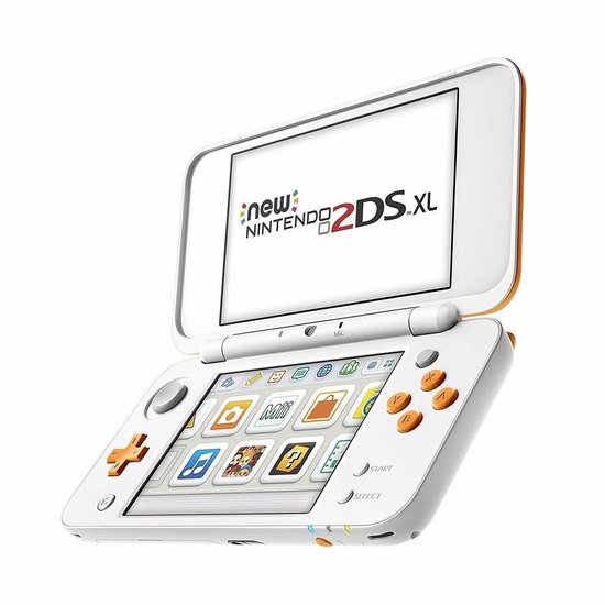 New Nintendo 2DS XL console - Wit/Oranje