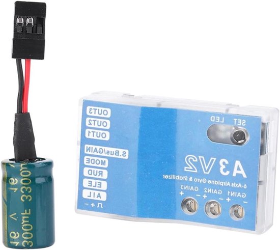 Allecto Plus - Flight Controller Stabilizer voor RC Rigid Aircraft met 3-Axis Gyro A3 V2