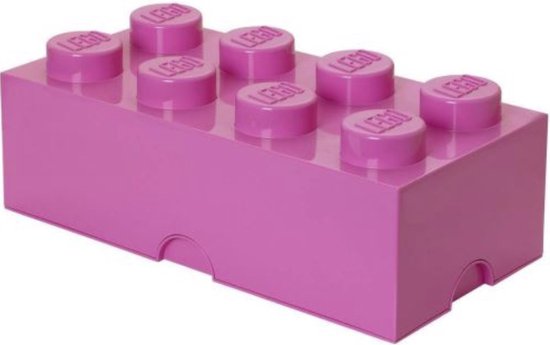 Lego Storage Brick 8 Large Bright Pink