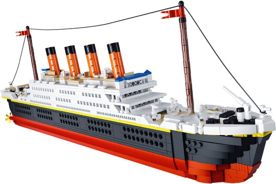 Zhe Gao Titanic | Classic creator boot | Technic ideas | STEM educatief speelgoed icons bouwpakket niet compatibel met lego mould king sluban mega | Cruise schip modelbouw voor volwassenen & kinderen | 1288 bloks