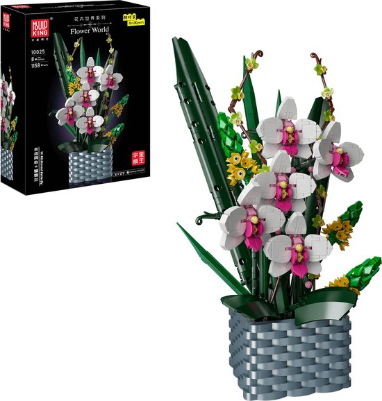 Mould King 10025 - Bloemenboeket - 1158 onderdelen - bouwset - lego compitabel