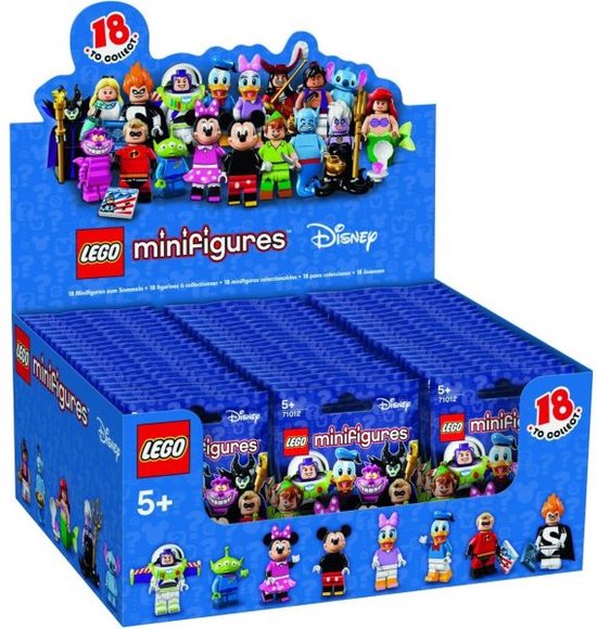 LEGO 71012 - Minifigures Disney Serie 1 - BOX inclusief 60 polybags