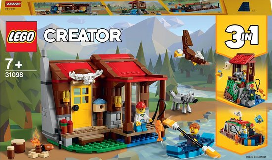 LEGO Creator Hut in de wildernis - 31098