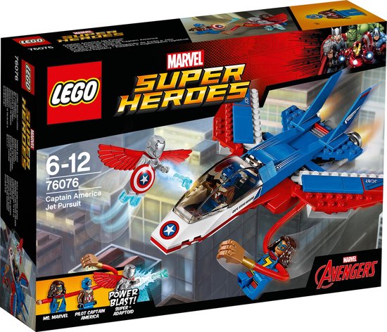 Lego Super Heroes 76076 Captain America Jet-Achtervolging