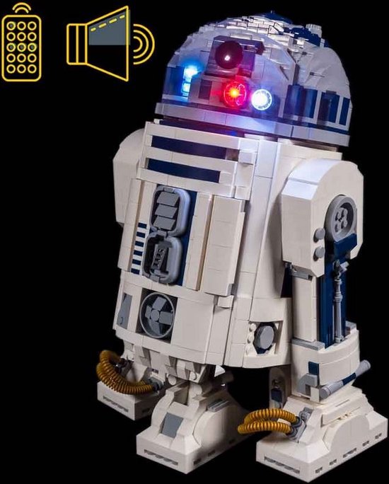 Light My Bricks - Verlichtings Set geschikt voor LEGO Star Wars R2-D2 75308 en Geluid Set