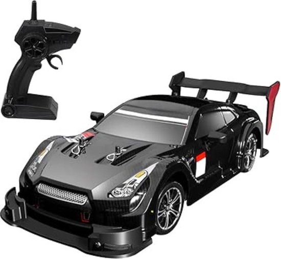 Thuys – Rc Drift Car – Rc Car – Afstandbestuurbare Auto – 35 x 26 x 9cm – Zwart