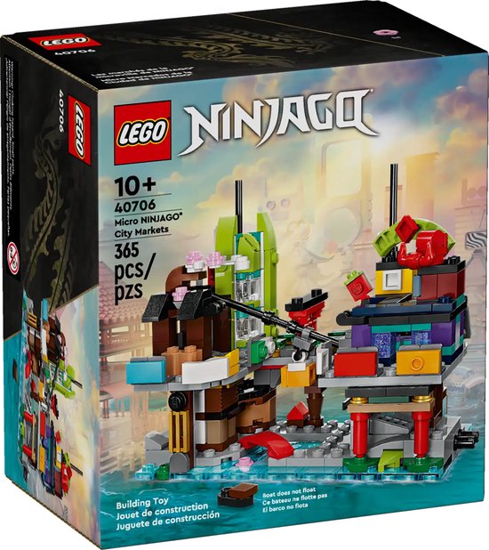 LEGO 40706 Ninjago - Micro Ninjago Stadsmarkten