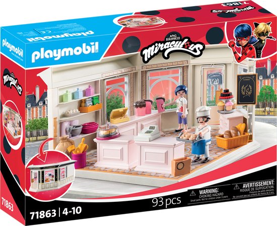 PLAYMOBIL Miraculous: Franse Bakkerij 71863