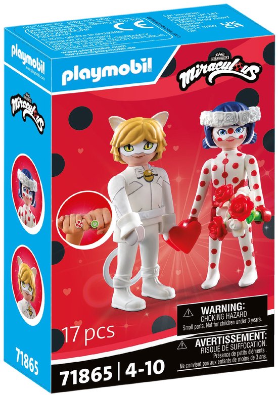 PLAYMOBIL Miraculous: Droombruiloft van Ladybug & Cat noir 71865