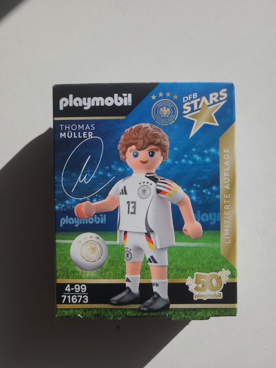 playmobil 71673 duitse voetballer dfb stars thomas müller