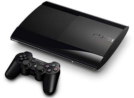 Sony PlayStation 3 Console 500GB Super Slim + 1 Wireless Dualshock 3 Controller - Zwart PS3