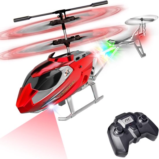 RC Helikopter - rc helicopter - rc helicopter volwassenen - rc helicopter voor buiten - Bestuurbare Helikopter - rood