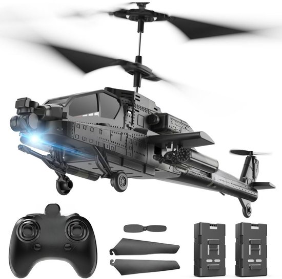RC Helikopter - rc helicopter - rc helicopter volwassenen - rc helicopter voor buiten - Bestuurbare Helikopter - Zwart/Wit