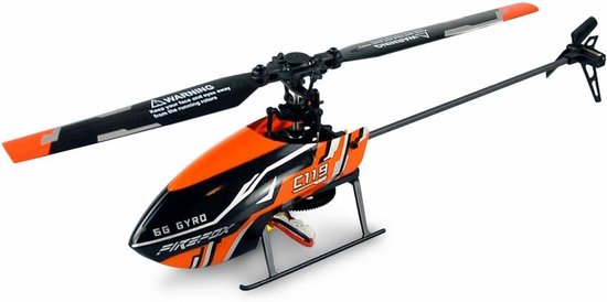 RC Helikopter - rc helicopter - rc helicopter volwassenen - rc helicopter voor buiten - Bestuurbare Helikopter - zwart-oranje