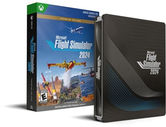 Microsoft Xbox Flight Simulator 2024 - Xbox Series X-game - Premium Deluxe-editie SteelBook