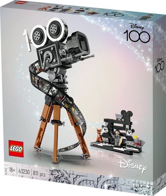 LEGO Disney Walt Disney eerbetoon – camera 100ste Verjaardag Set voor Volwassenen - 43230